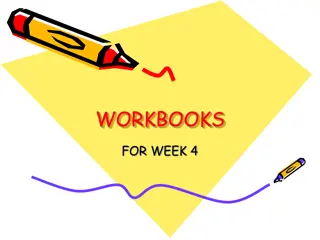 Comprehensive Week 4 Workbooks for Various Subjects