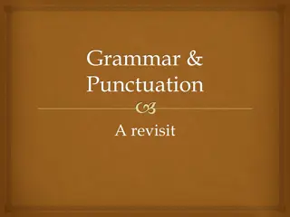 Enhancing Grammar and Punctuation Skills for Writing Clarity