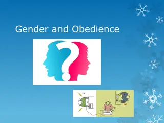 Gender Differences in Obedience Studies