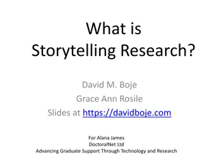 Storytelling Research: An Overview