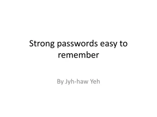 Effective Strategies for Creating Strong and Memorable Passwords