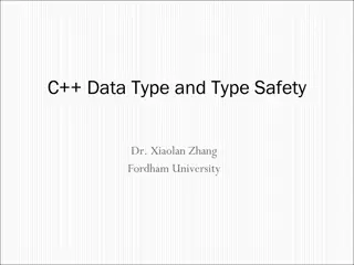 Understanding C++ Data Types, Variables, and Assignments