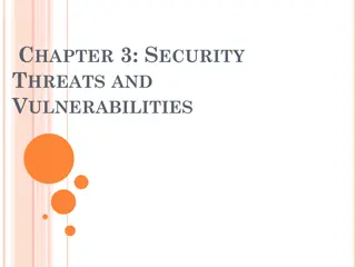 Security Threats and Vulnerabilities in Computer Systems