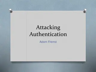 Authentication Mechanisms and Security Vulnerabilities