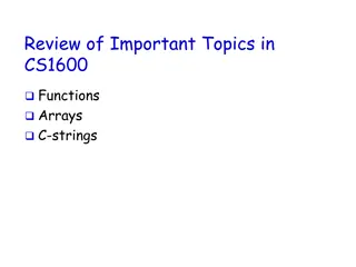 Understanding Arrays in CS1600: A Comprehensive Review