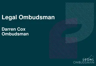 Legal Ombudsman - Complaints Process and Common Conveyancing Issues