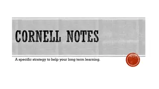 Effective Learning Strategy: Cornell Notes Method Explained