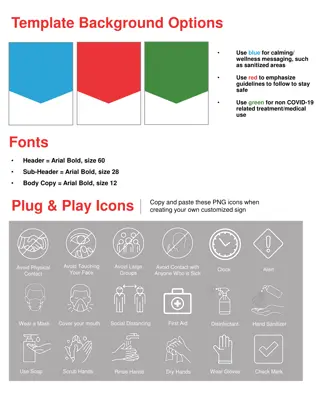 Visual Wellness Messaging for Safe Environments