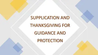 Supplication and Thanksgiving for Guidance and Protection