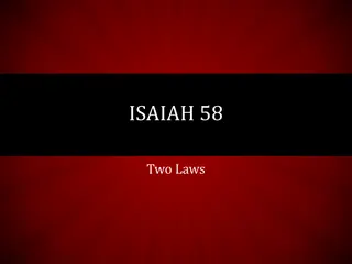 Significance of Fasting in Isaiah 58