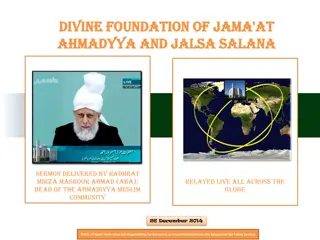 Jalsa Salana: The Global Movement of Ahmadis for Spiritual Enlightenment