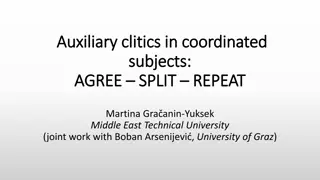 Understanding Clitic Placement in Bosnian/Croatian/Serbian