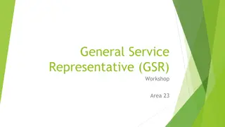 AA General Service Representative (GSR) Workshop - Area 23 Overview