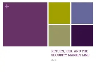 Understanding Risk and Return in the Security Market