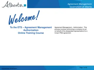 Agreement Management Government of Alberta Training Course Details