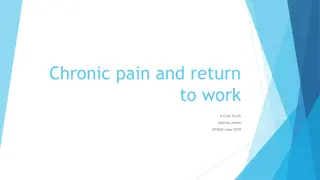 Chronic Pain Management Program for Return to Work: A Case Study