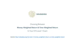 Choosing Between Money-Weighted Return & Time-Weighted Return in CFA Level 1 Exam