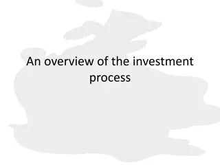 The Investment Process and Rate of Return