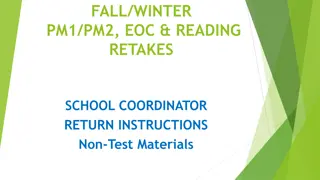 Test Material Organization Guidelines for Fall/Winter Administration 2024