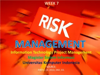 Risk Management in Information Technology Project