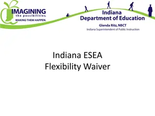 Indiana's ESEA Flexibility Waiver