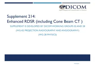 Enhanced RDSR for CBCT Radiation Description