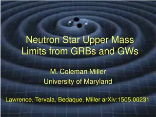 Neutron Star Upper Mass Limits from GRBs and GWs Research Insights