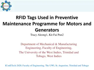 Implementing RFID Tags in Preventive Maintenance for Motors and Generators