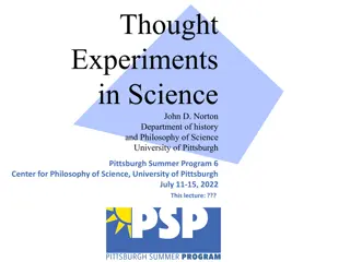 The Epistemological Problem of Thought Experiments in Science