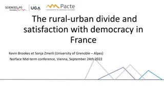 The Rural-Urban Divide and Satisfaction with Democracy in France