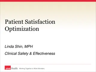 Patient Satisfaction Optimization with Linda Shin, MPH