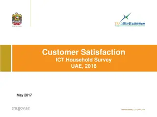 Customer Satisfaction ICT Household Survey in UAE