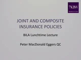 Joint and Composite Insurance Policies