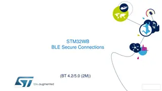 STM32WB BLE Secure Connections Overview