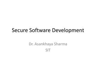 Secure Software Development Best Practices