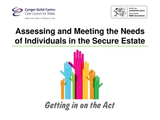 Understanding and Meeting Needs in the Secure Estate