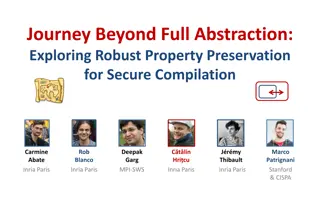 Exploring Robust Property Preservation for Secure Compilation