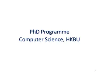 Comprehensive Overview of PhD Programme in Computer Science at HKBU