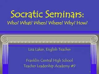 Essence of Socratic Seminars in Education