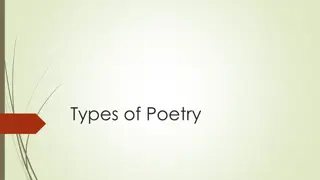 Explore Various Types of Poetry with Descriptions and Visuals