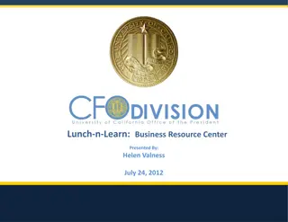 Lunch-n-Learn Business Resource Center Presentation