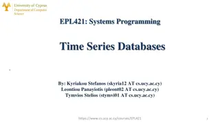 Overview of Time Series Databases in Systems Programming