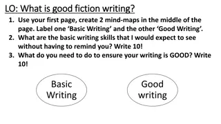 Enhancing Fiction Writing Skills Through Practice