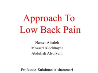 Comprehensive Guide to Managing Low Back Pain in Primary Care