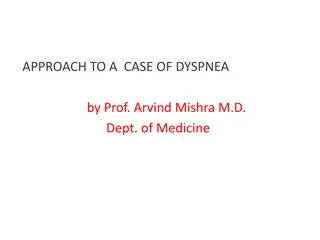 Understanding Dyspnea: Causes and Approach by Prof. Arvind Mishra, M.D.