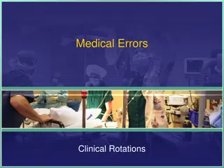 Medical Errors and Patient Safety: A Critical Examination