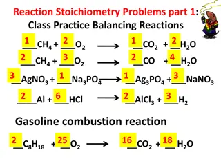 Stoichiometry in Reactions: Balancing Equations and Real-World Applications