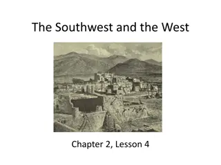 Indigenous Peoples of the Southwest and West: Adapting to Environment and Trade Networks