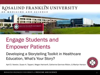 Developing a Storytelling Toolkit in Healthcare Education: What's Your Story?