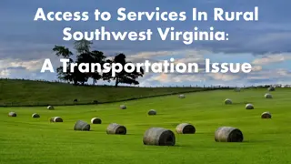 Addressing Access to Services in Rural Southwest Virginia